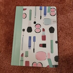 Clinique Makeup-Themed Notebook with Green Spine